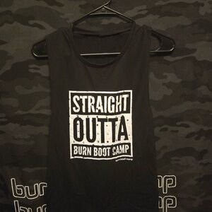 Burn Boot Camp Women's Black Muscle Tee